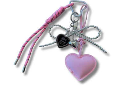 Chaveiro Coração Rosa